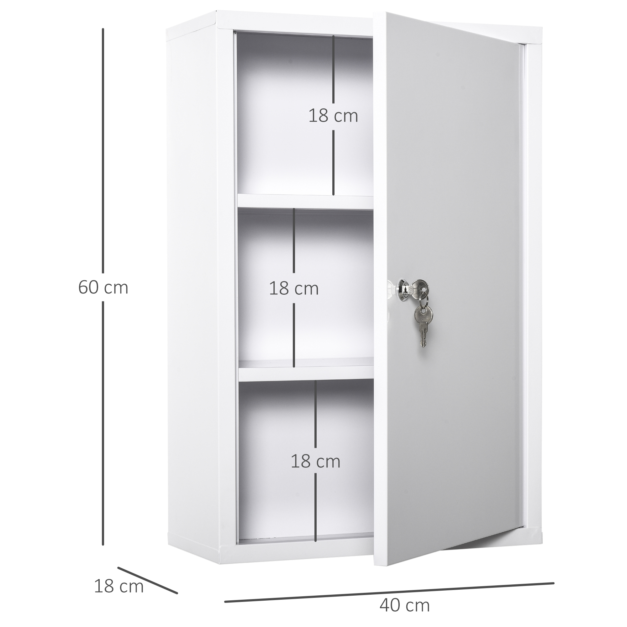 Dimensions du meuble de rangement