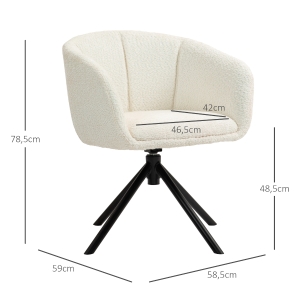 Détail du fauteuil d'appoint