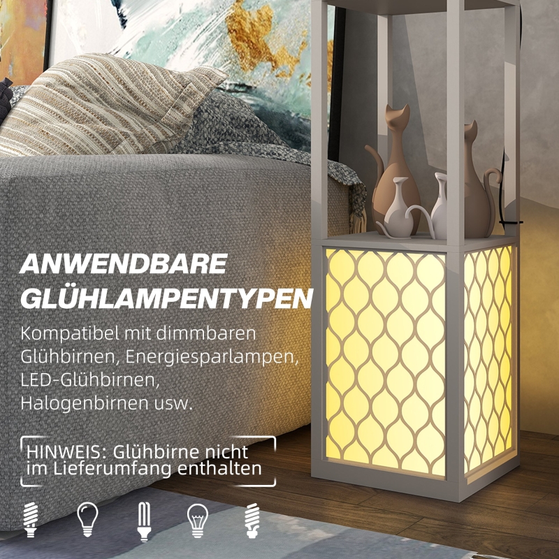 Lampadaire colonne ambiance salon