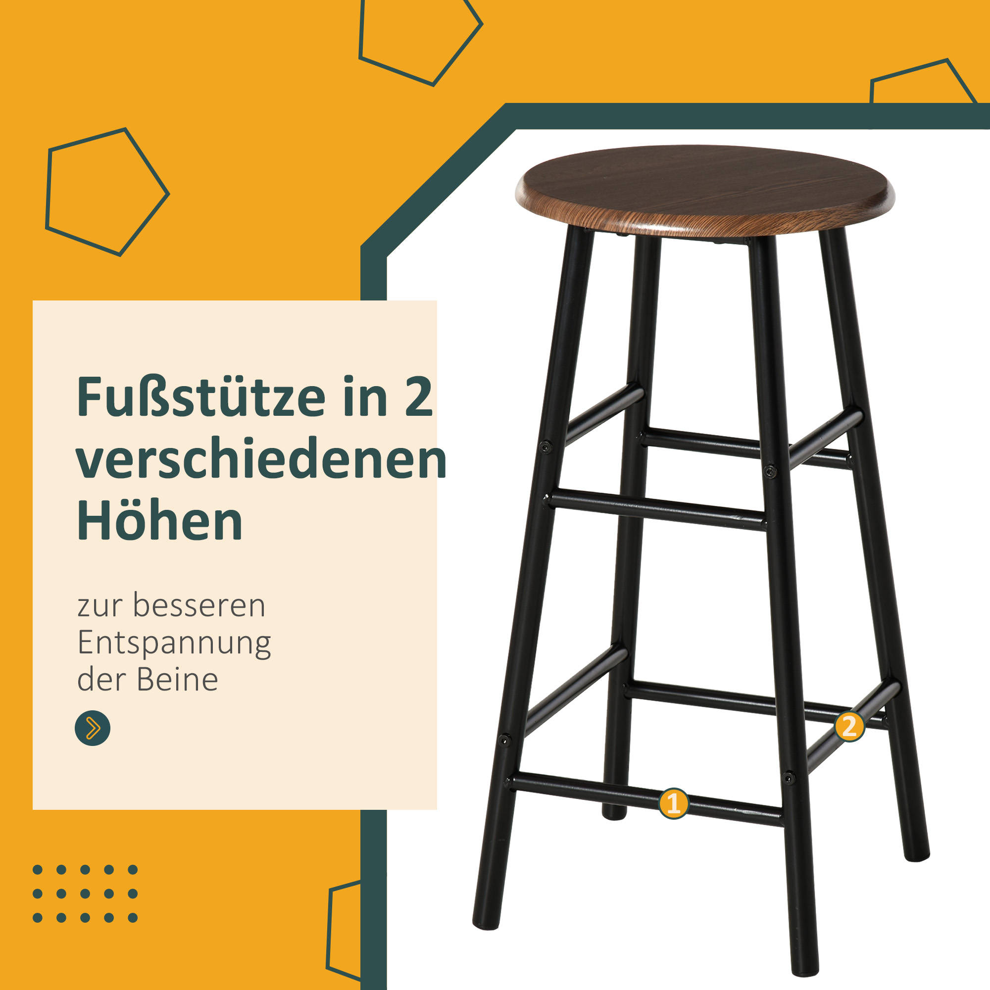 Présentation du tabouret de bar