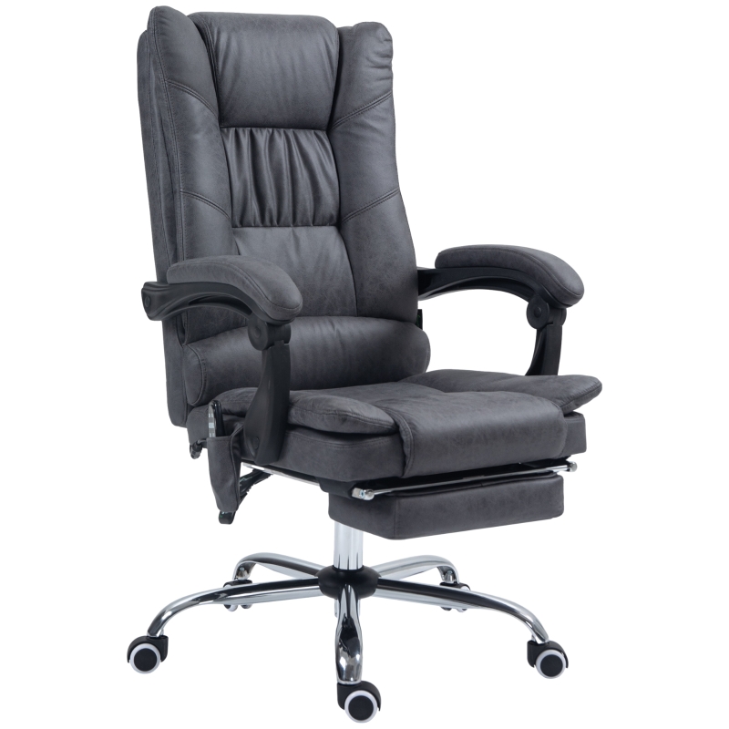 Massage Bürostuhl mit Wärmefunktion, 135° neigbar,