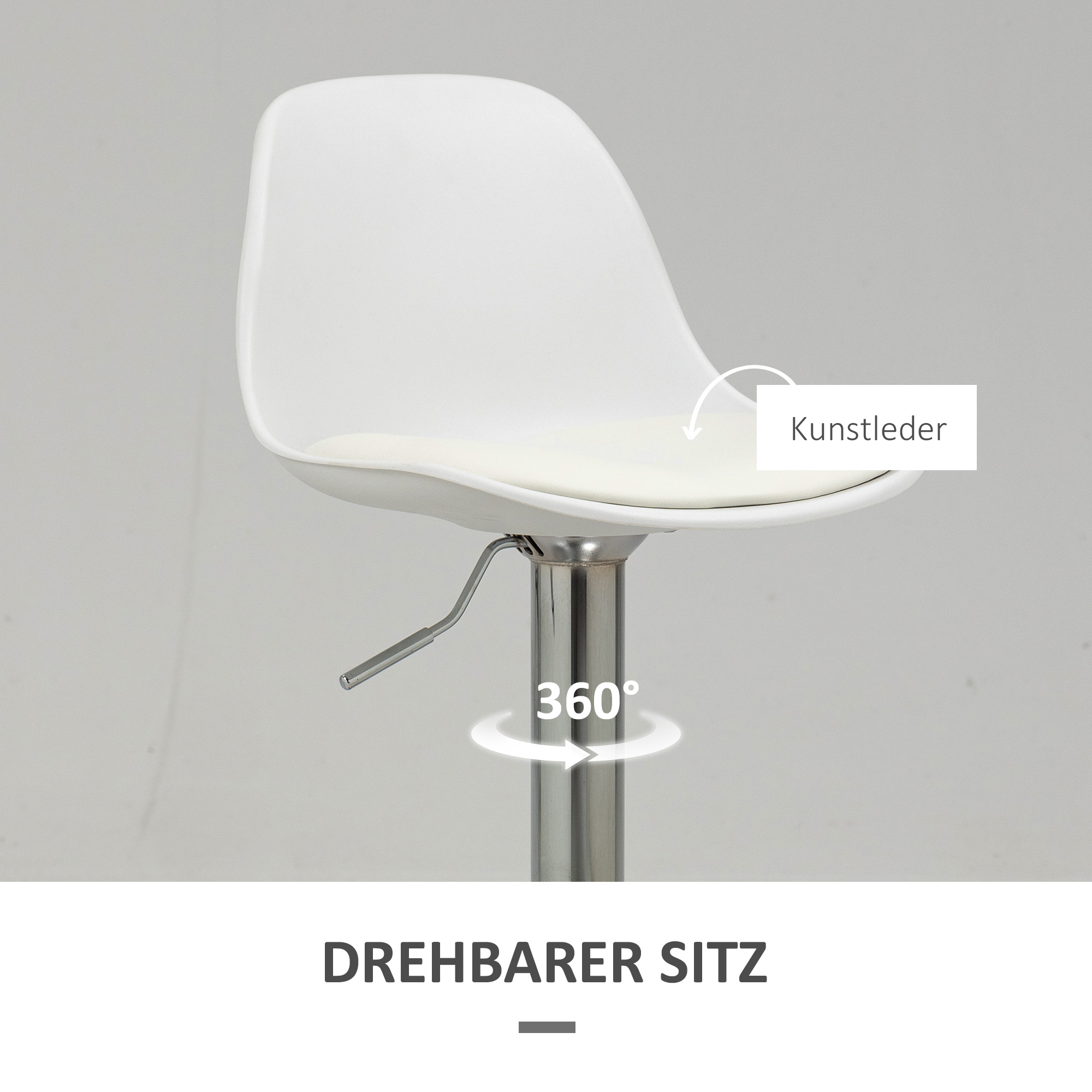 Détail du tabouret de bar