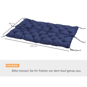 Avec coussin dossier, bonne tenue de forme, remplace anciens coussins de banc