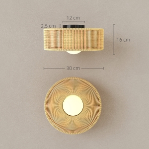Schéma dimensions Ø30 × H16 cm
