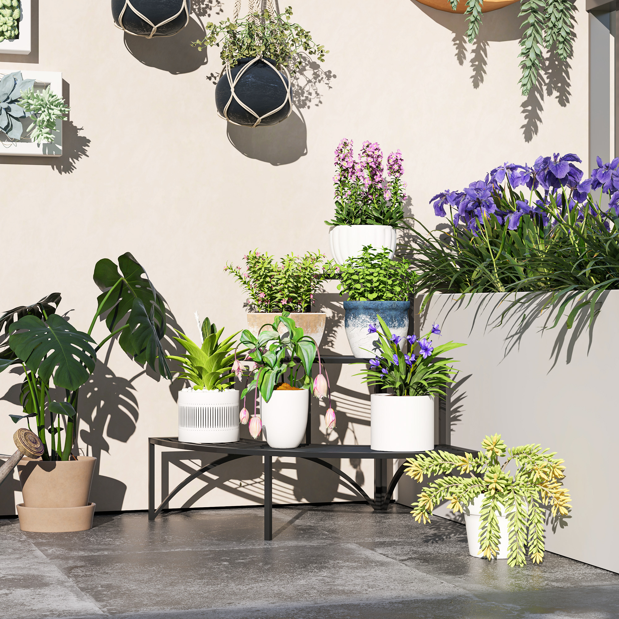 Détail du support pour plantes