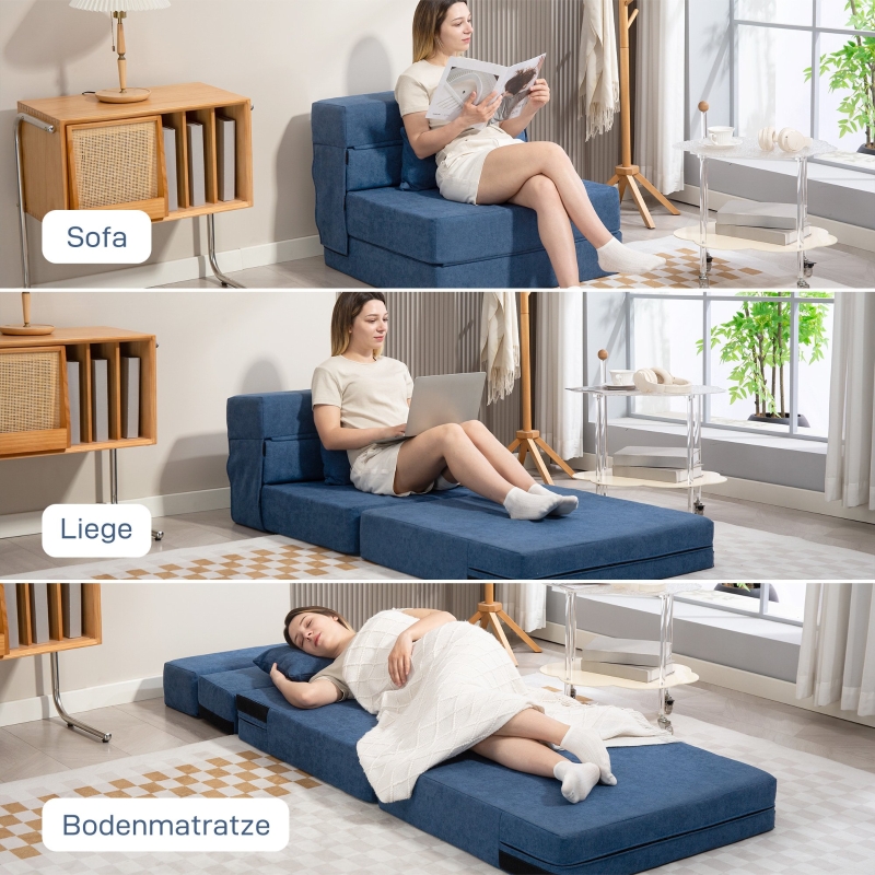 Détail du fauteuil convertible
