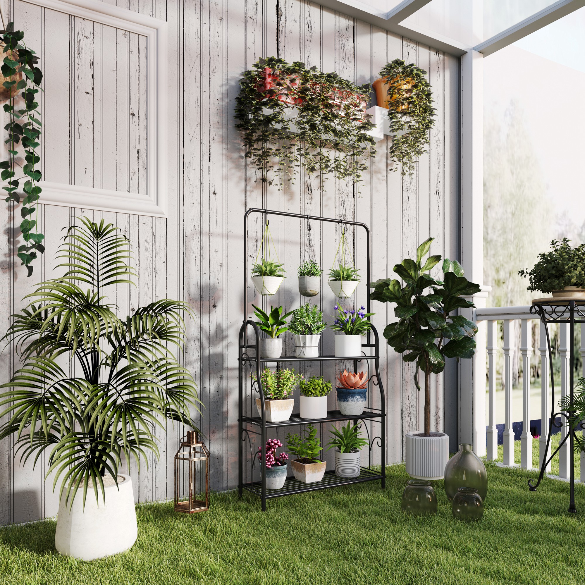 Détail du support pour plantes