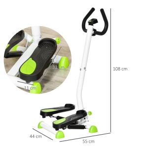 Dimensions compactes stepper cardio