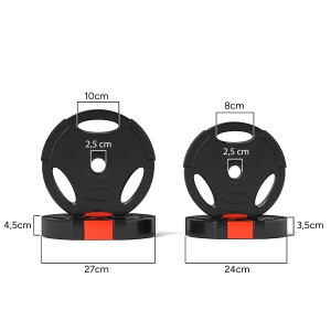 Alésage 2,5 cm compatible barres standard