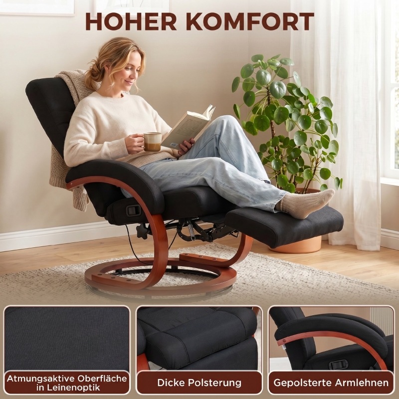 Détail du fauteuil relax