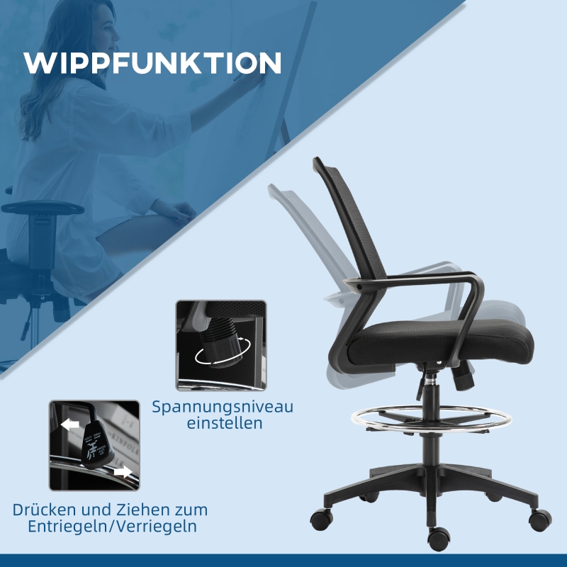 Détail du fauteuil de bureau