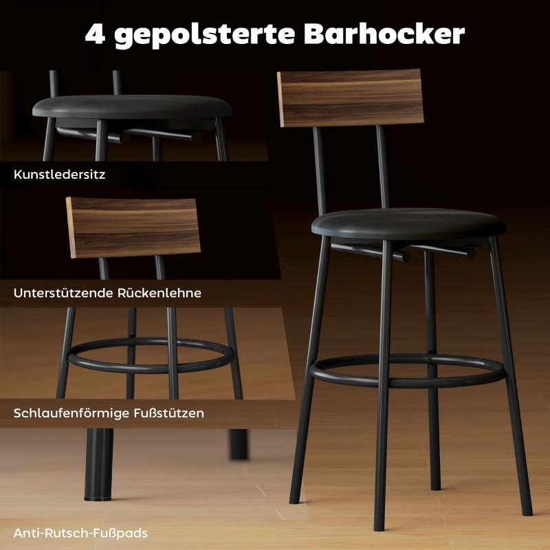 Détail du table haute