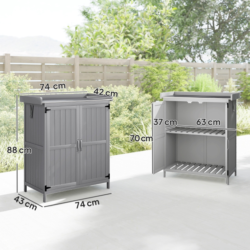 Dimensions du armoire à outils