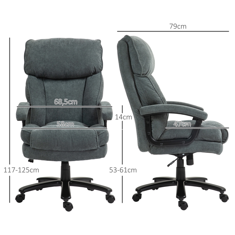 Dimensions du fauteuil de bureau