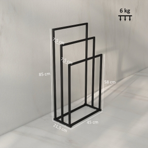 Dimensions et charge maximale 6kg
