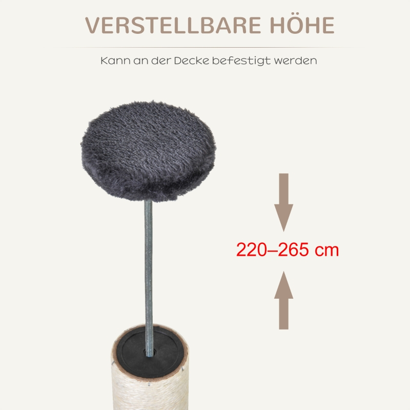 Présentation du meuble griffoir à plusieurs niveaux
