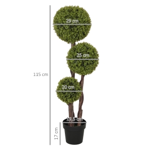 Dimensions H115 cm boules Ø20‑25‑29 cm