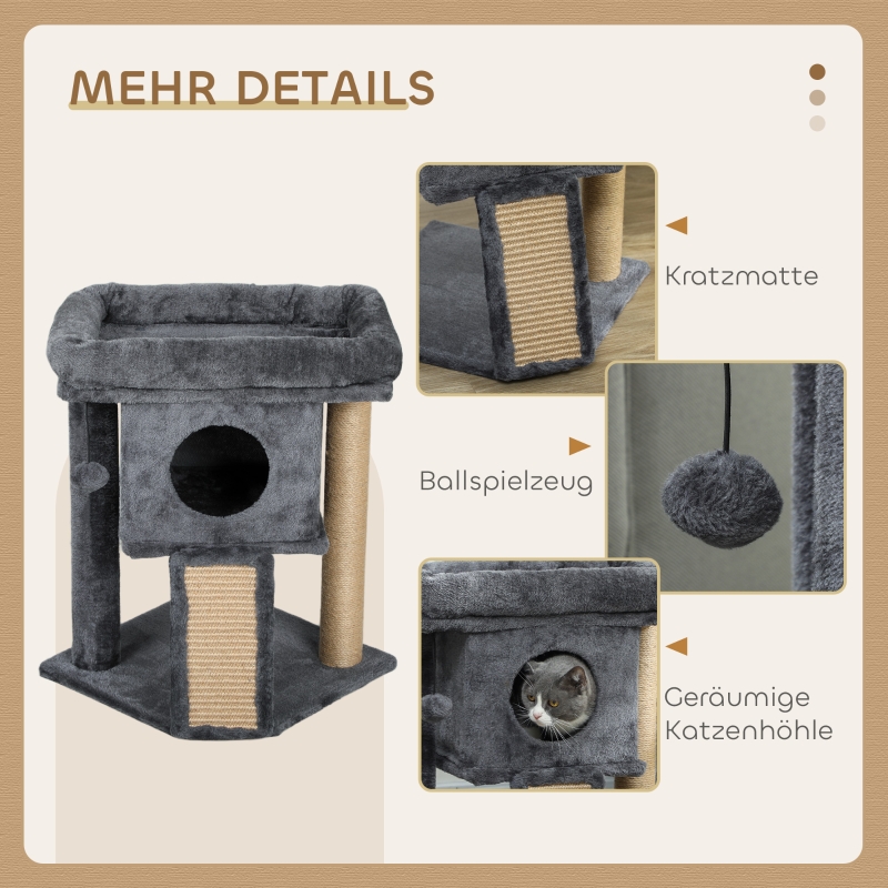 Présentation du meuble griffoir à plusieurs niveaux
