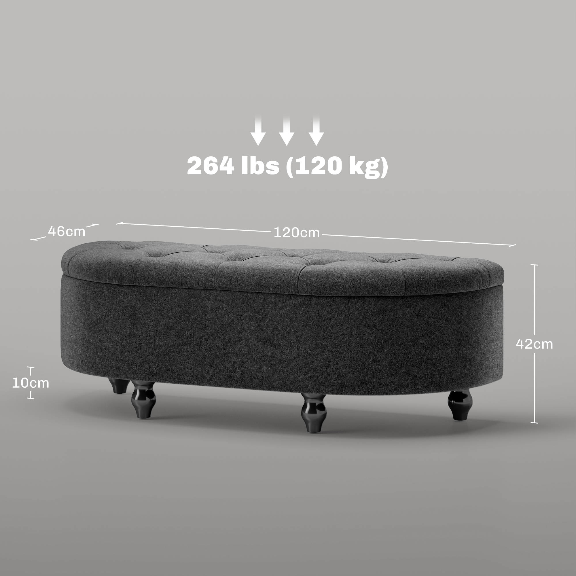 Dimensions du pouf