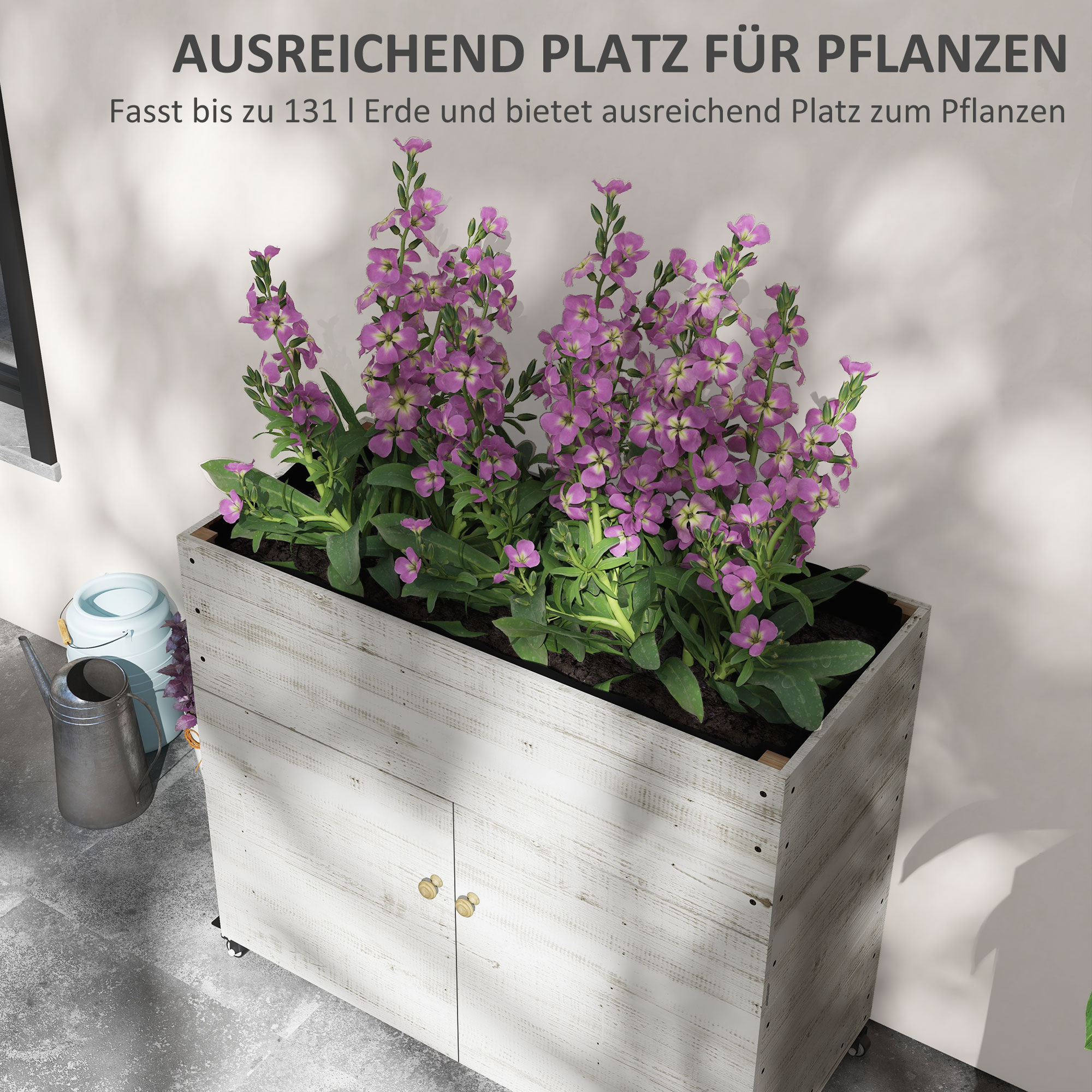 Détail du bac à plantes