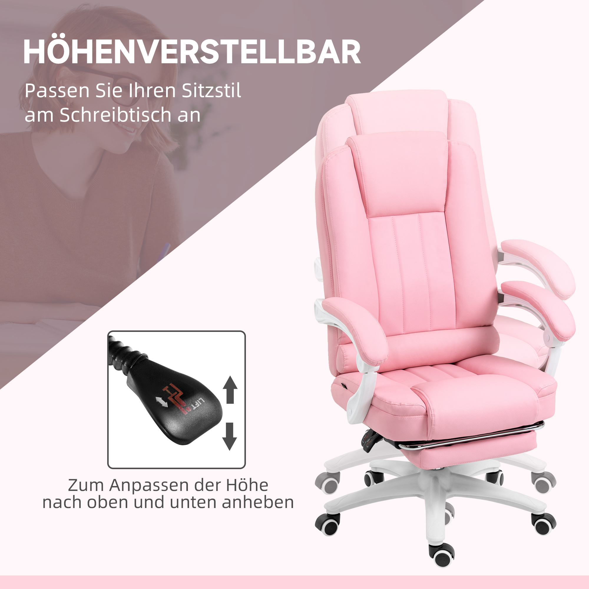 Détail du fauteuil de bureau