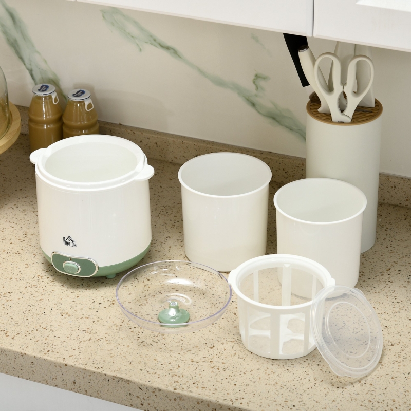 Accessoires : pots et filtre pour yaourt grec