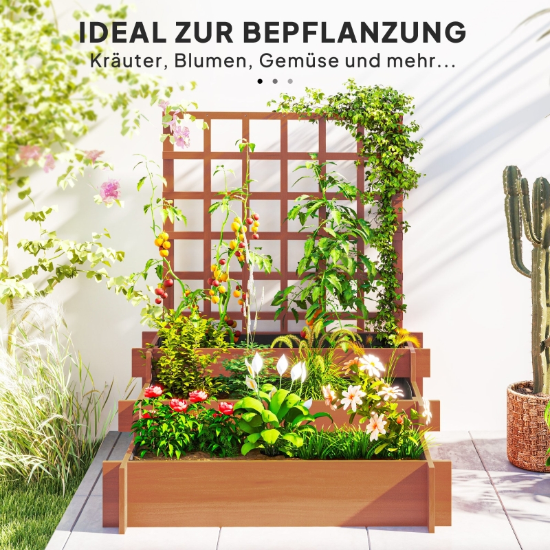 Treillis pour plantes grimpantes, décoration possible guirlande‑photos
