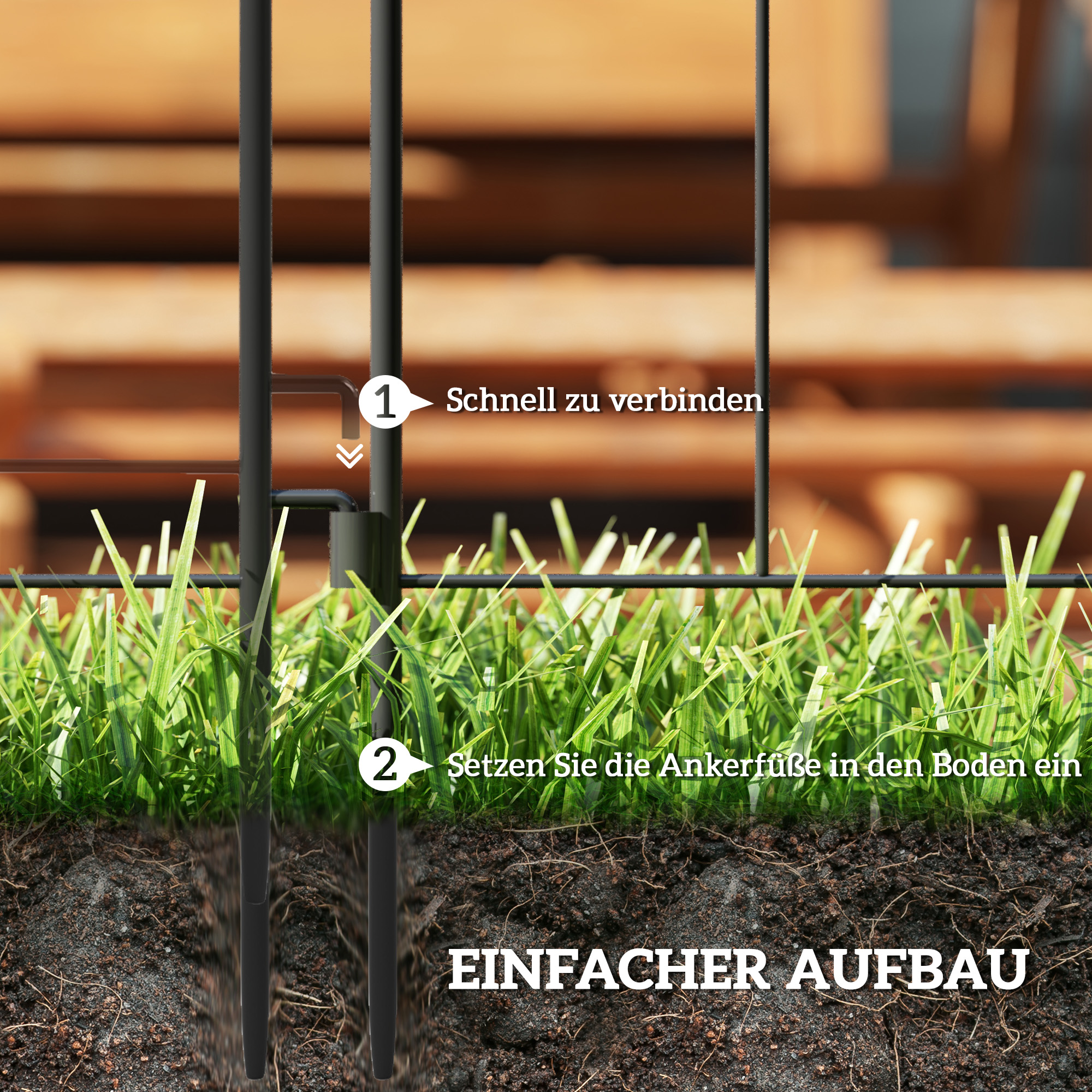 Présentation du arche de jardin