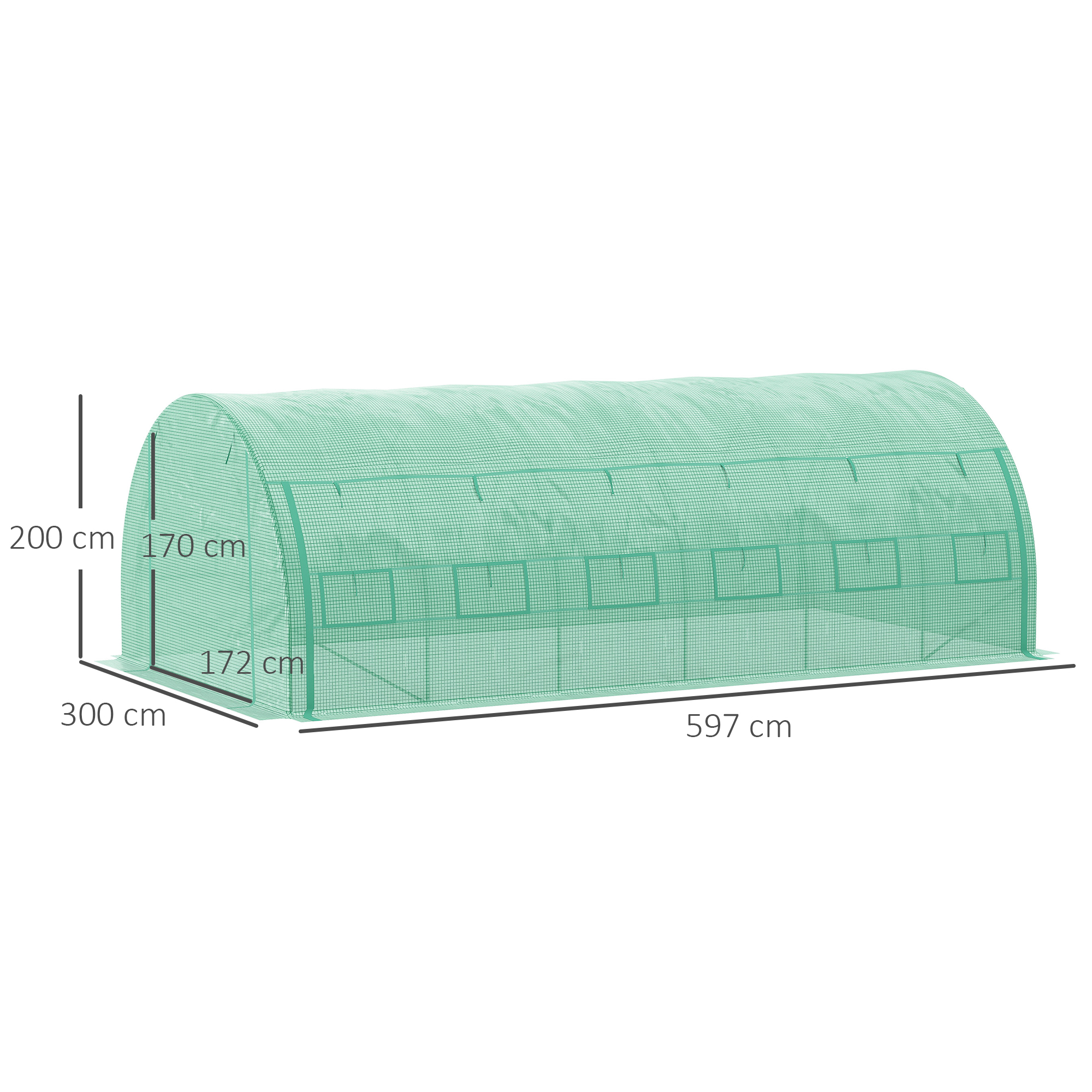 Dimensions du serre de jardin