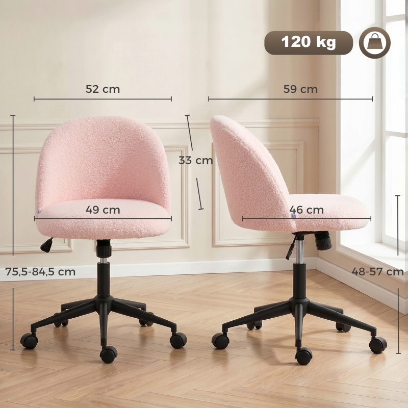 Dimensions du fauteuil de bureau