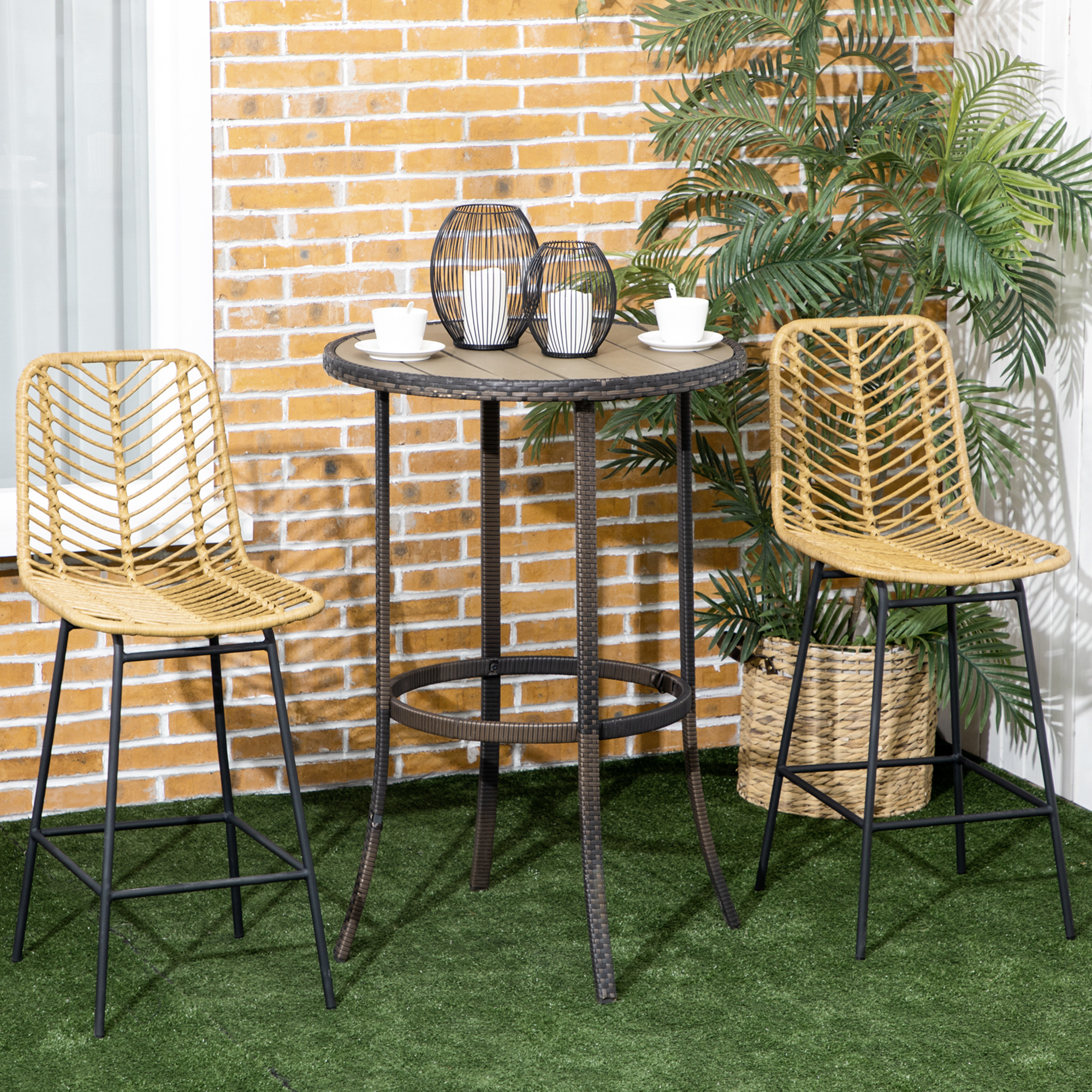 Détail du tabouret de bar