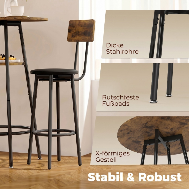 Détail du table haute
