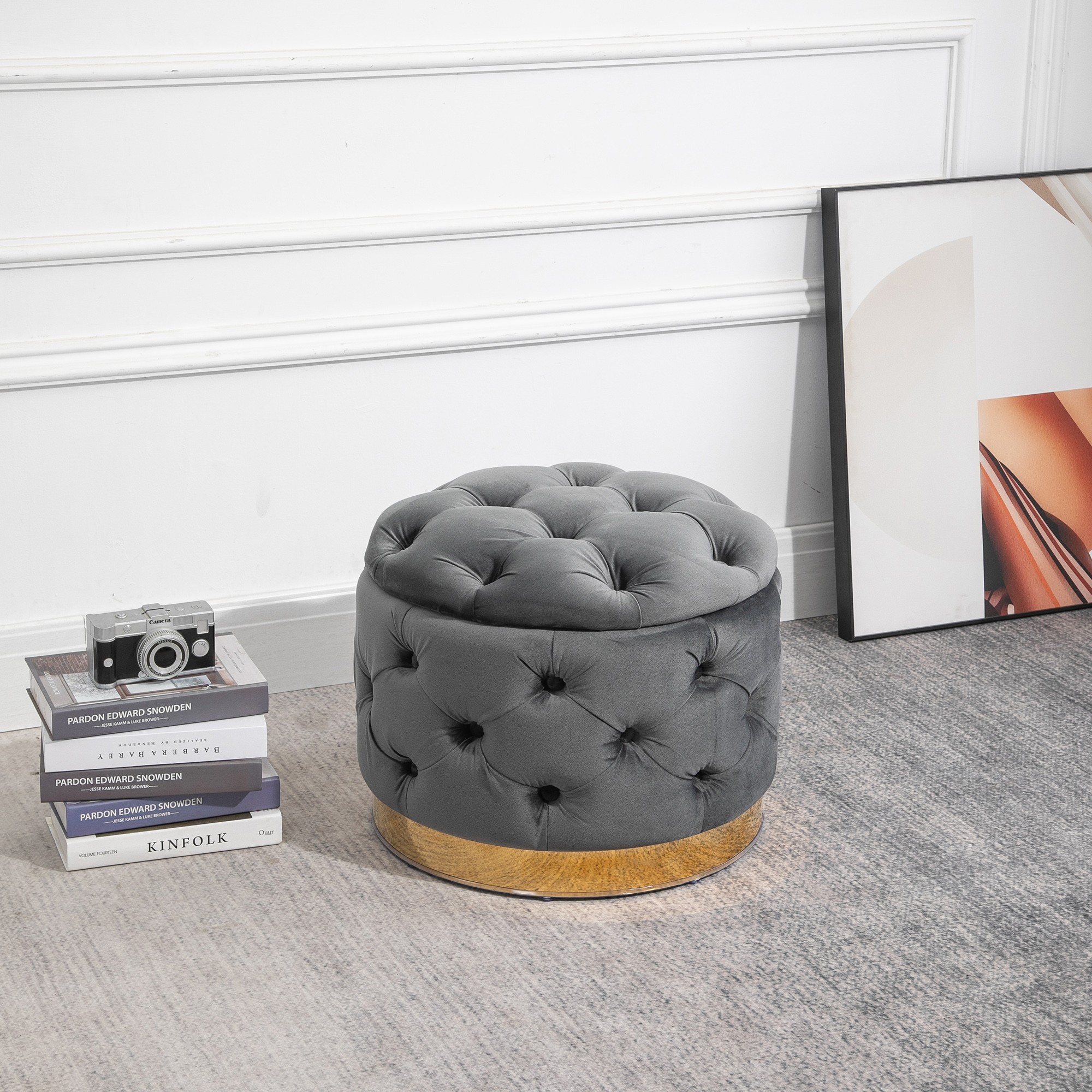 Détail du pouf