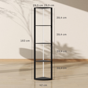 Schéma dimensions 42×29,5×163 cm