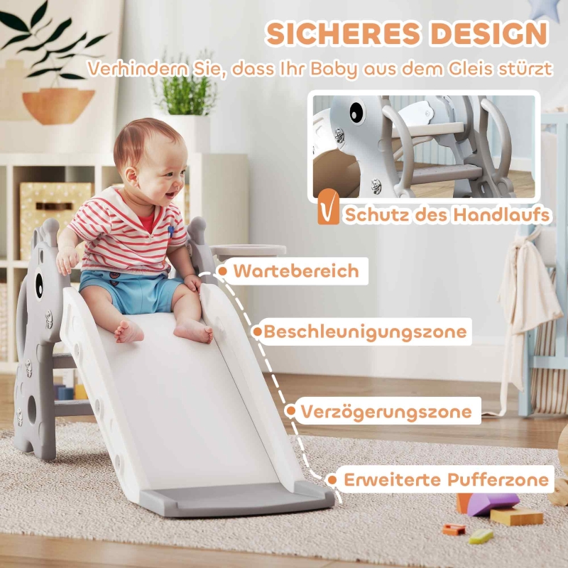 Toboggan girafe vue générale dans la chambre