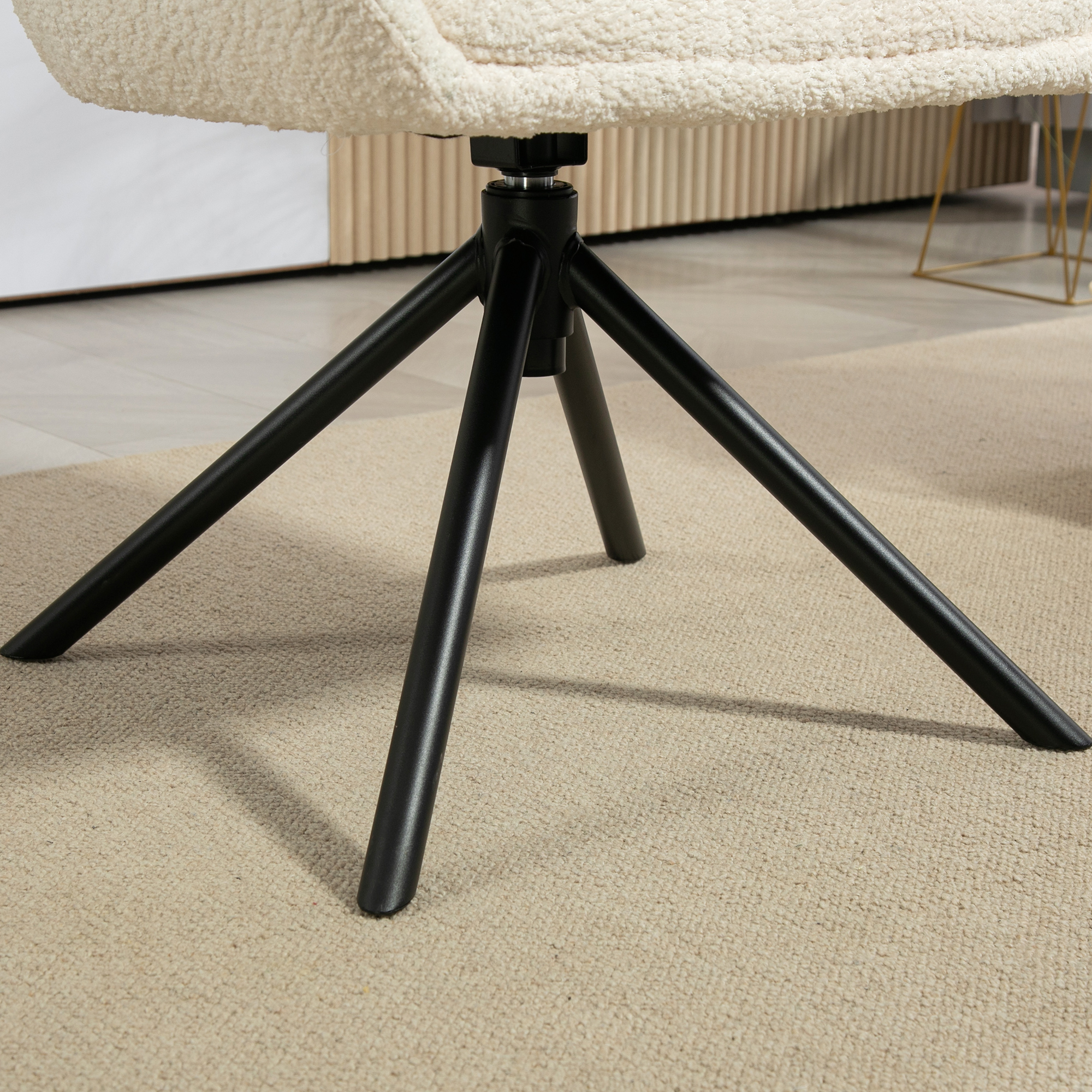 Détail du fauteuil d'appoint