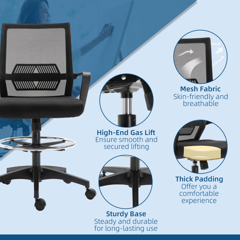 Détail du fauteuil de bureau