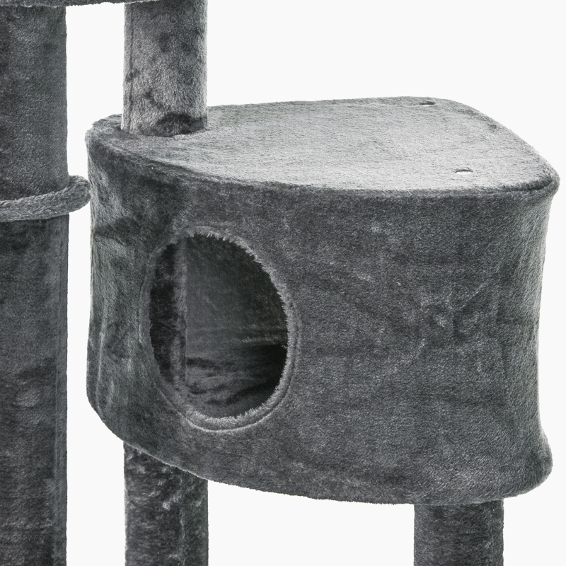 Présentation du meuble griffoir à plusieurs niveaux