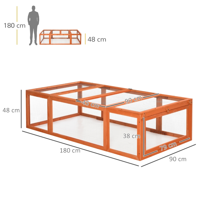 Dimensions du enclos extérieur