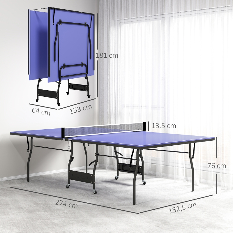 Dimensions du table de tennis de table
