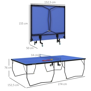 Détail du table de tennis de table