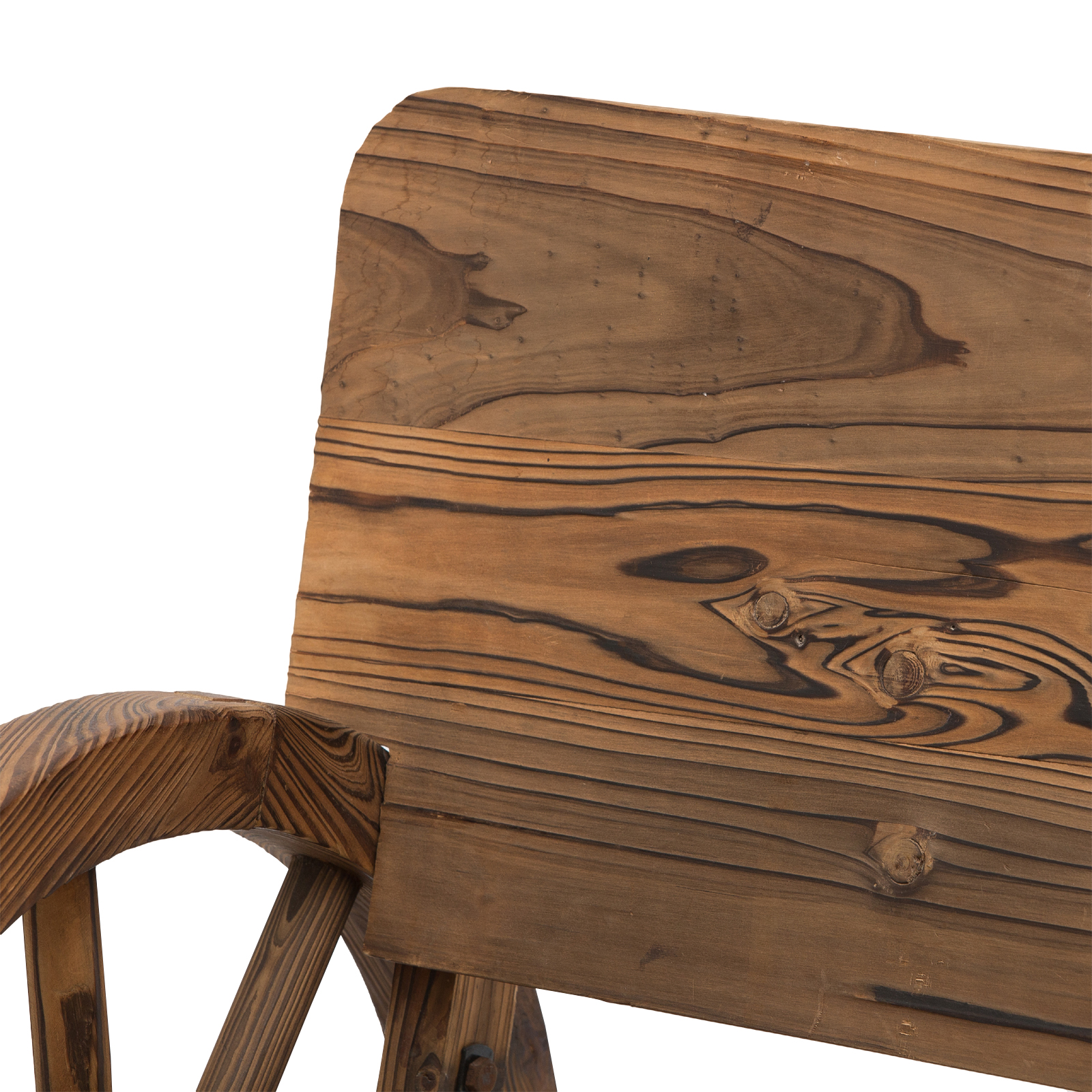 Bois massif de sapin, rendu authentique style rustique