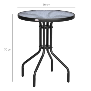 Détail du table d'extérieur