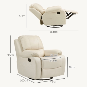 Détail du fauteuil relax