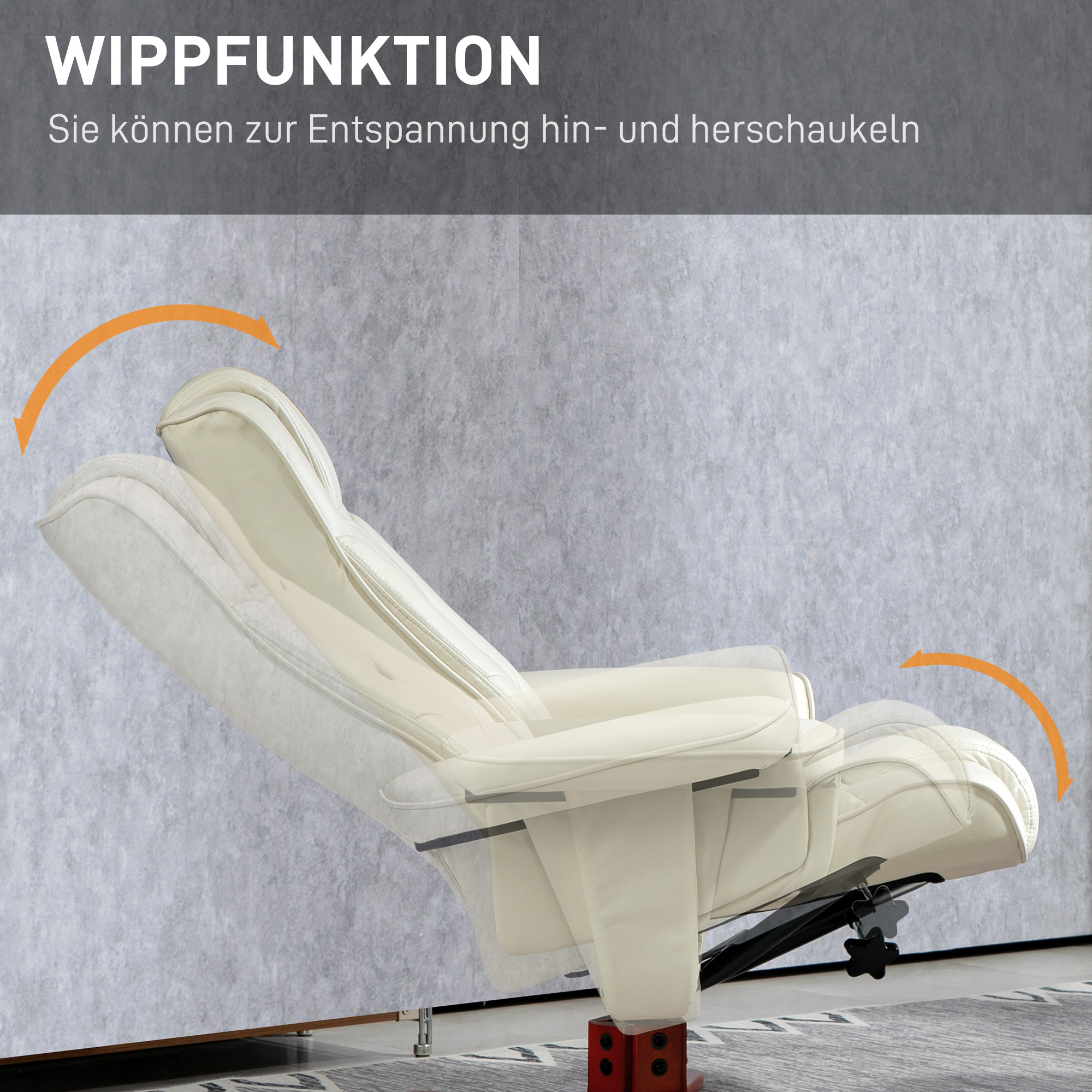 Détail du fauteuil relax