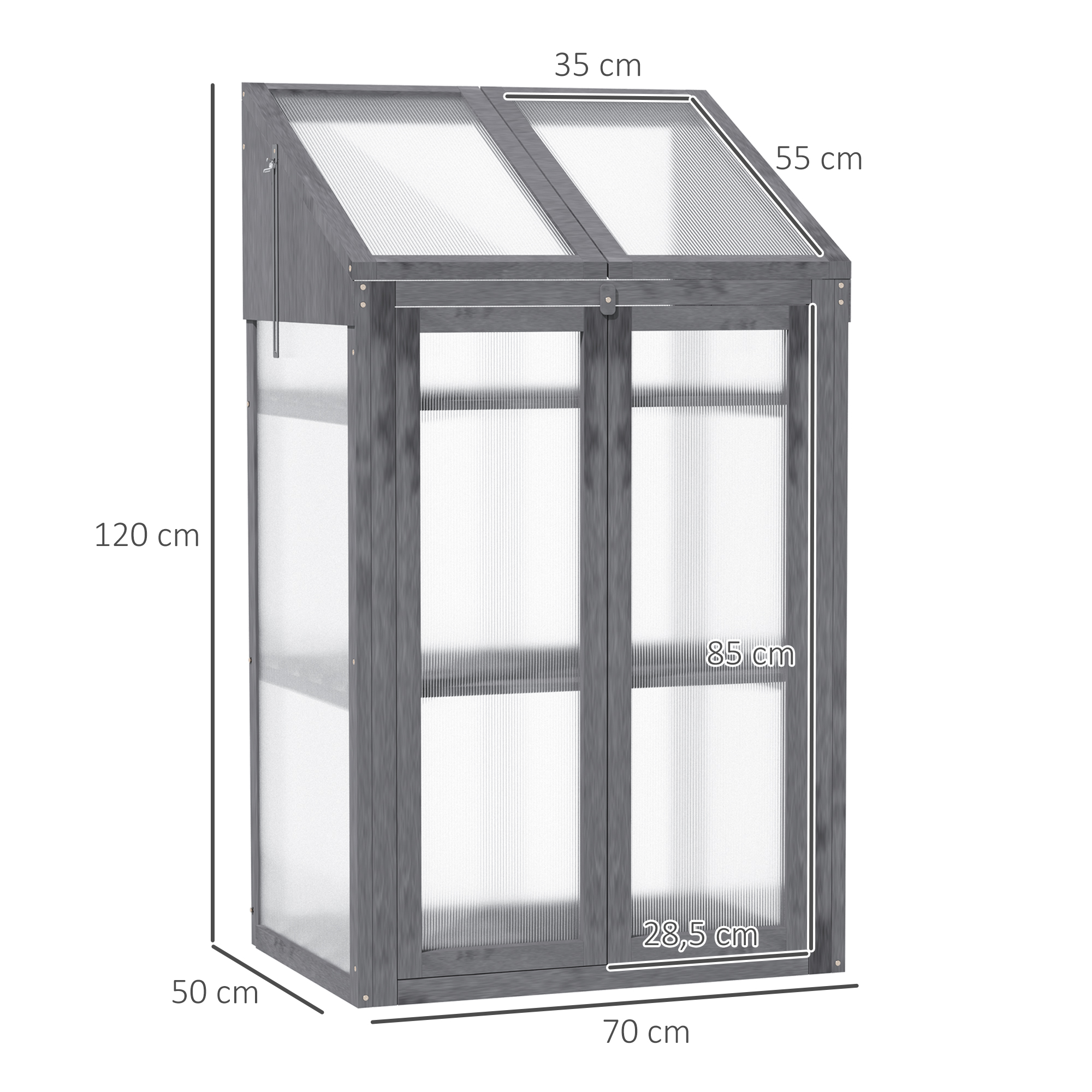 Dimensions du serre de jardin