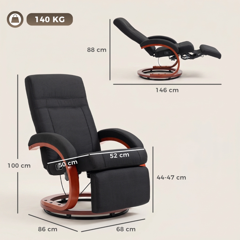 Dimensions du fauteuil relax