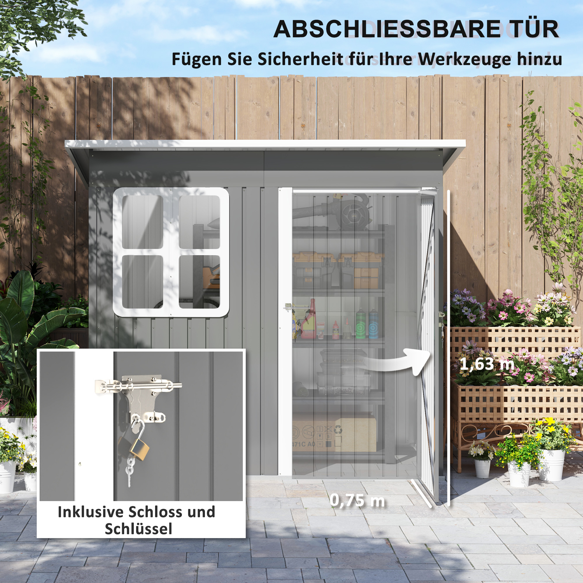Présentation du abri de jardin