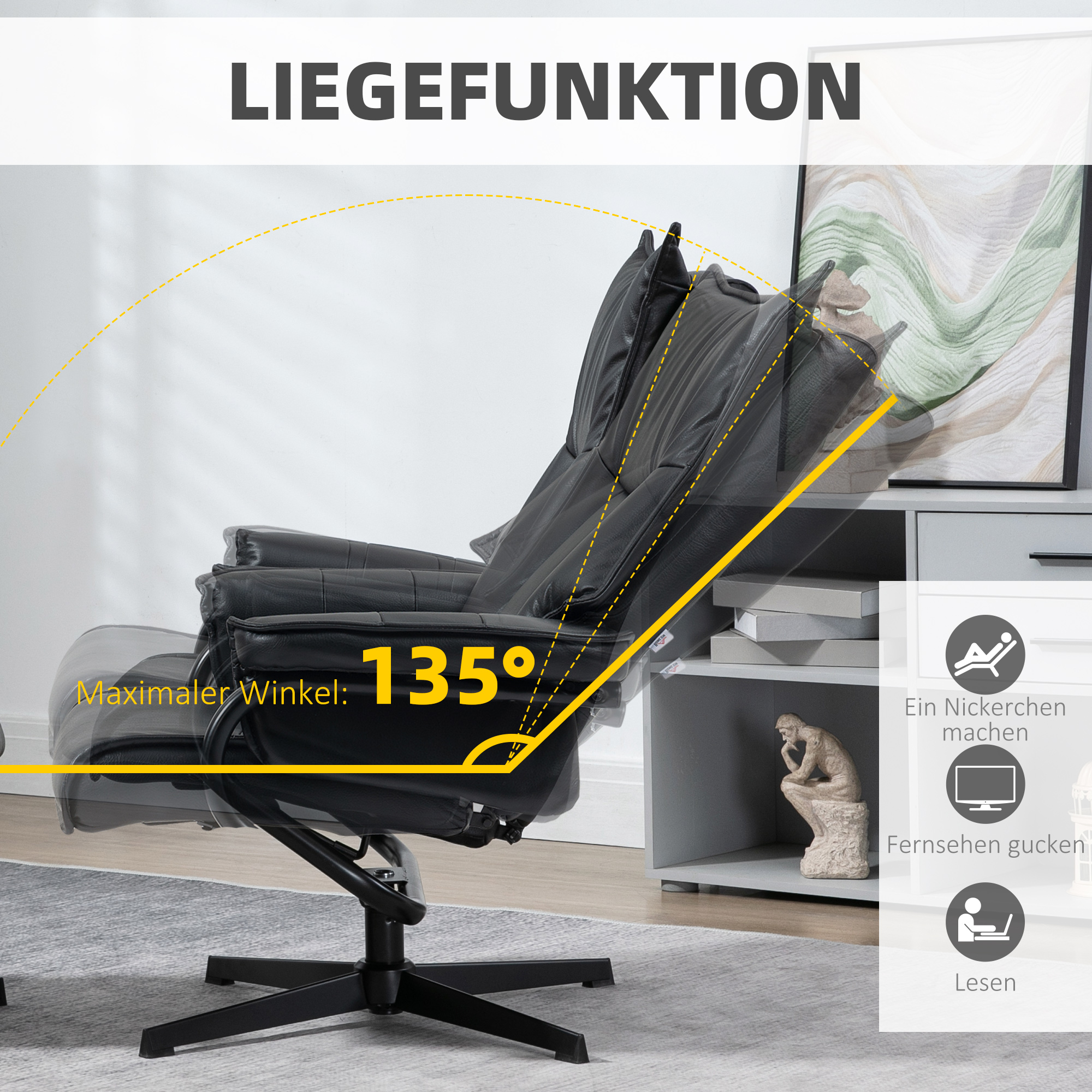 Détail du fauteuil relax
