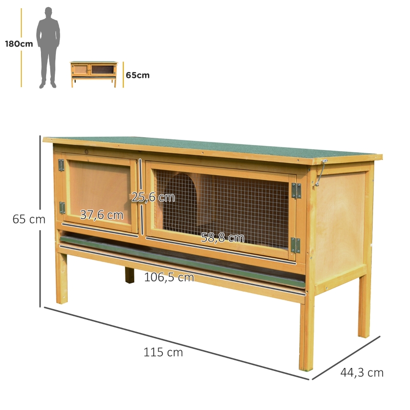 Dimensions du clapier
